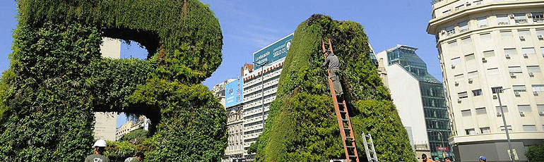 La importancia de construir Jardines Verticales y Terrazas Verdes en la Ciudad