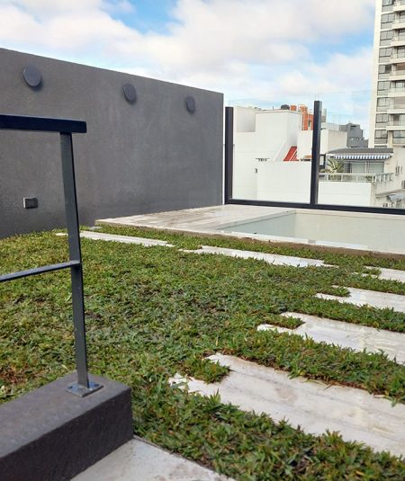 Terraza Verde en edificio Conesa